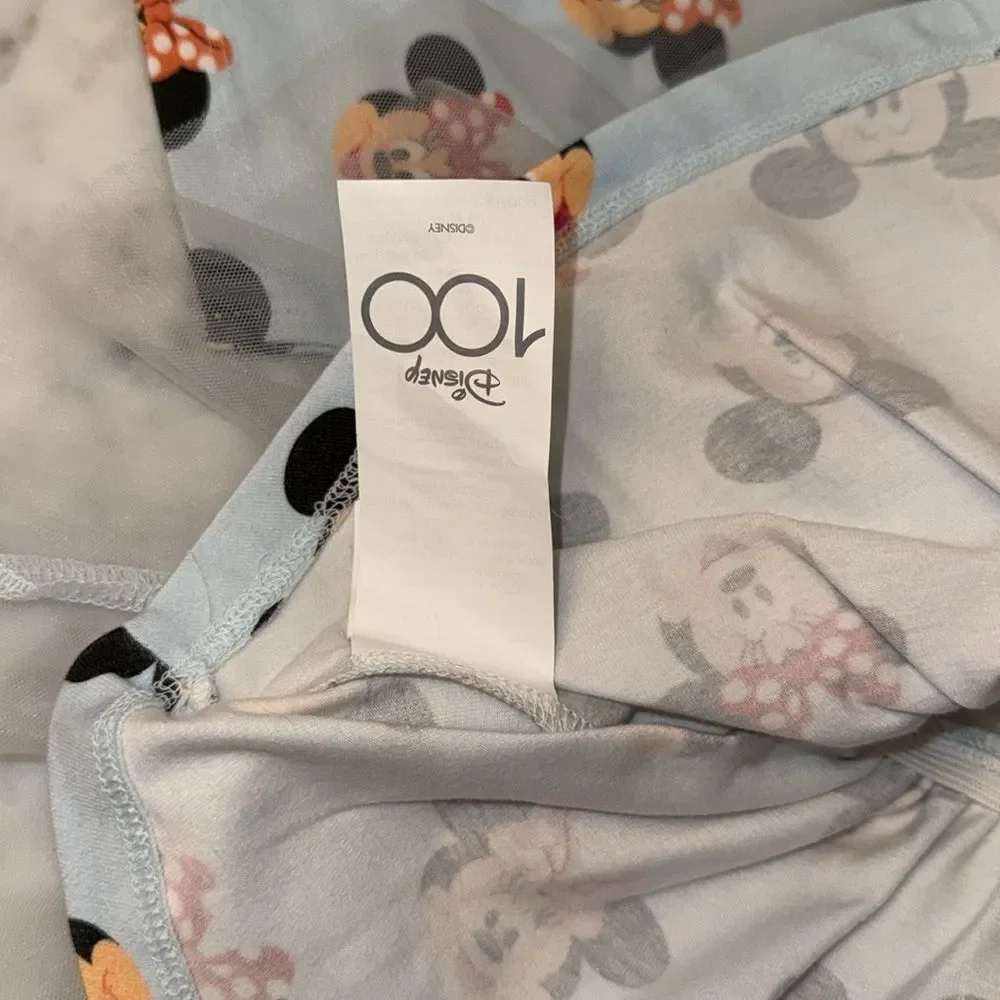 NWT Monica & Andy Disney 100 Collection Blue Baby Dress with Tulle 6/9M - Picture 10 of 11